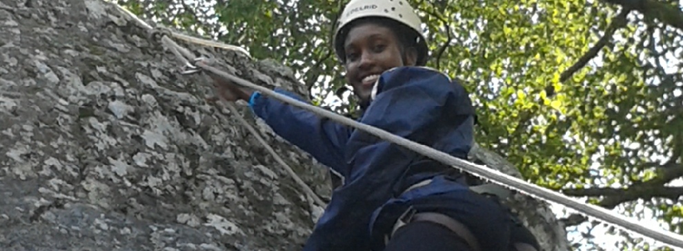 Rock Climbing at Brown Howe Lake Distirct